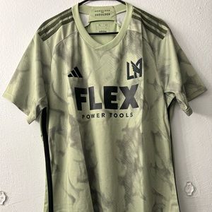 Adidas MLS Los Angeles FC 23/24 Green Away Soccer Jersey Size Extra Large